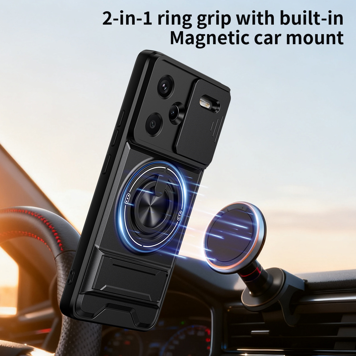 Etui na telefon z osłoną obiek – Phone Accessories Holder Car recenzja i cena